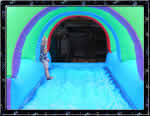 Slip-n-Slide with pool